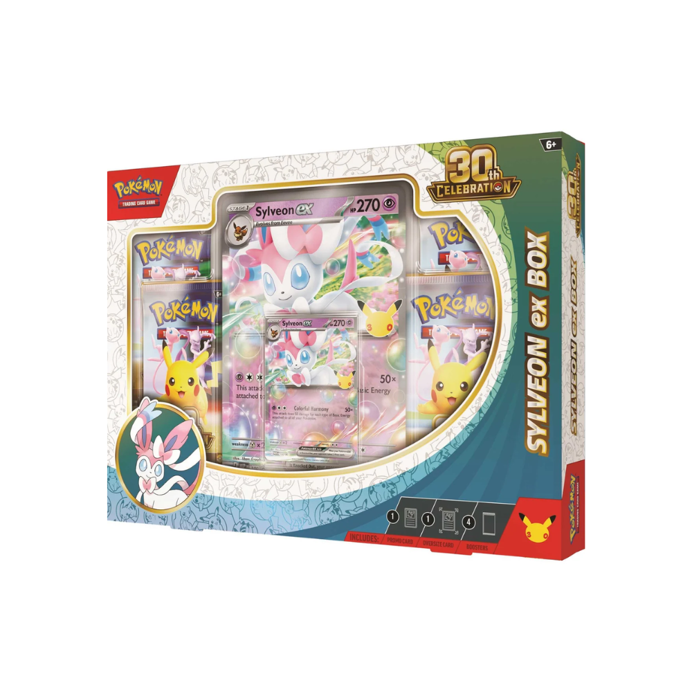 Pokémon TCG: 30th Celebration Sylveon ex Box