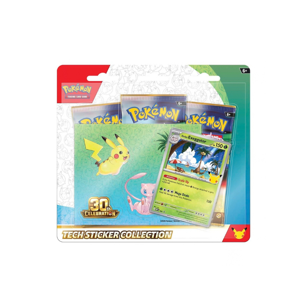 Pokémon TCG: 30th Celebration Tech Sticker Collection