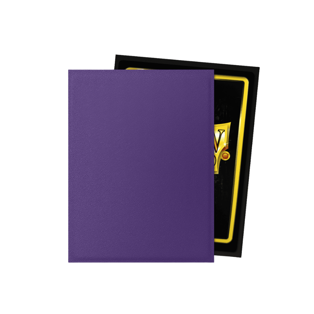 Purple Dragon Shield Soul Dual Matte sleeves for standard-size trading cards