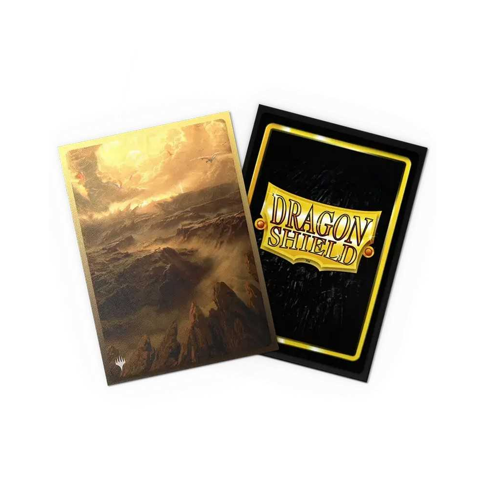 Tournament legal Dragon Shield sleeves with black interior – Arid Mesa