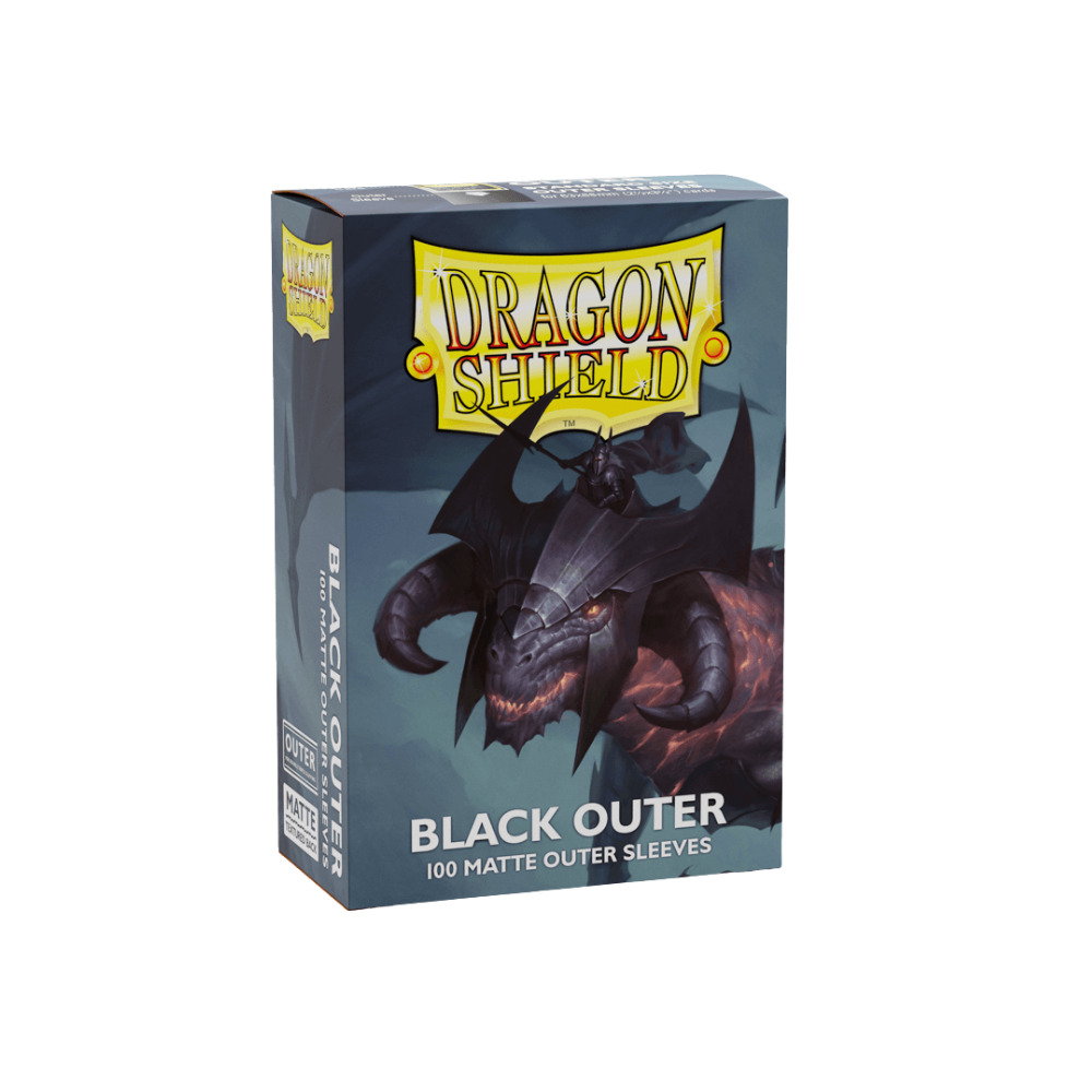 Dragon Shield – Black Matte Outer Sleeves (100)