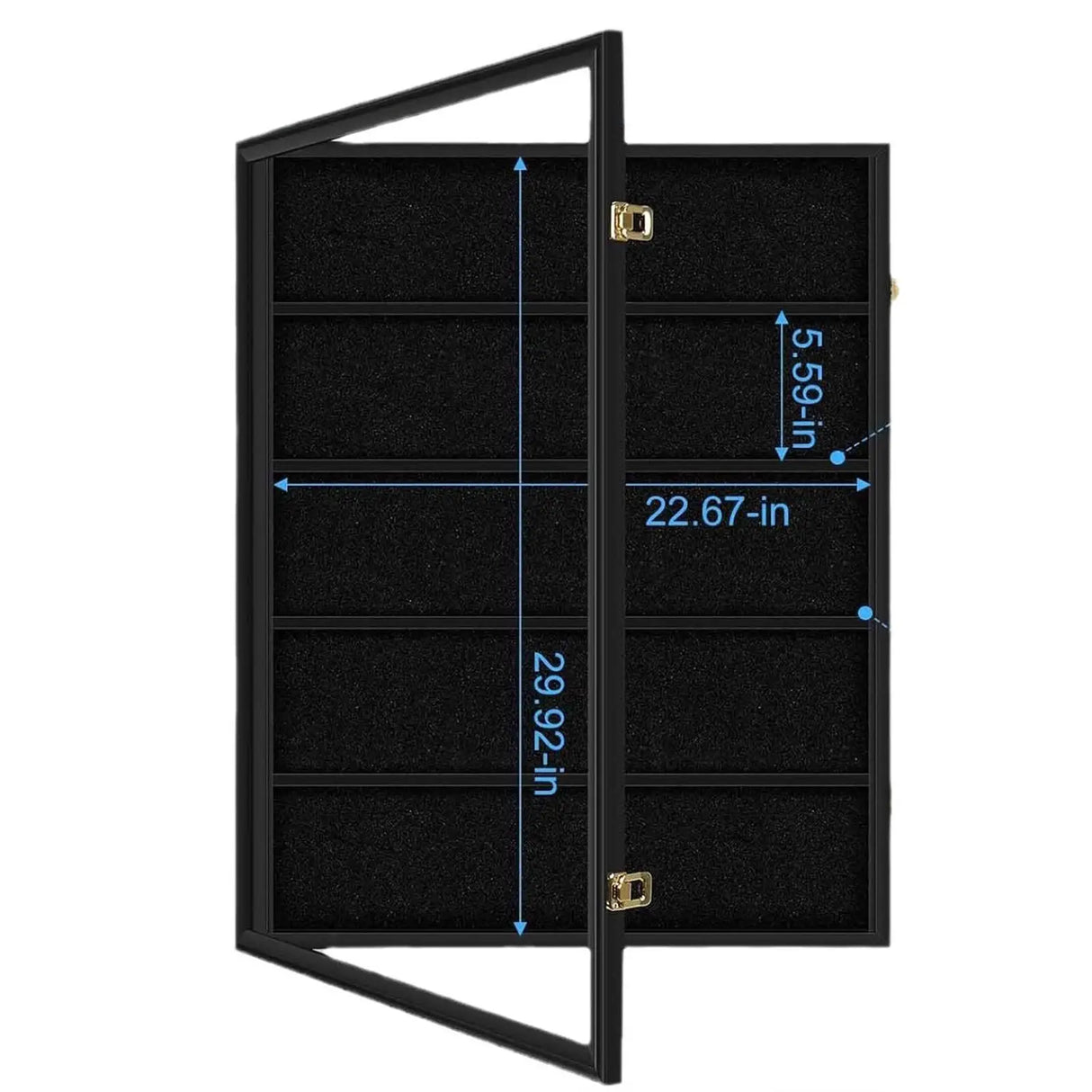 Wall-Mounted Trading Card Display Case – Showcase Cabinet for MTG, Pokémon, Yu-Gi-Oh! & Sports Cards