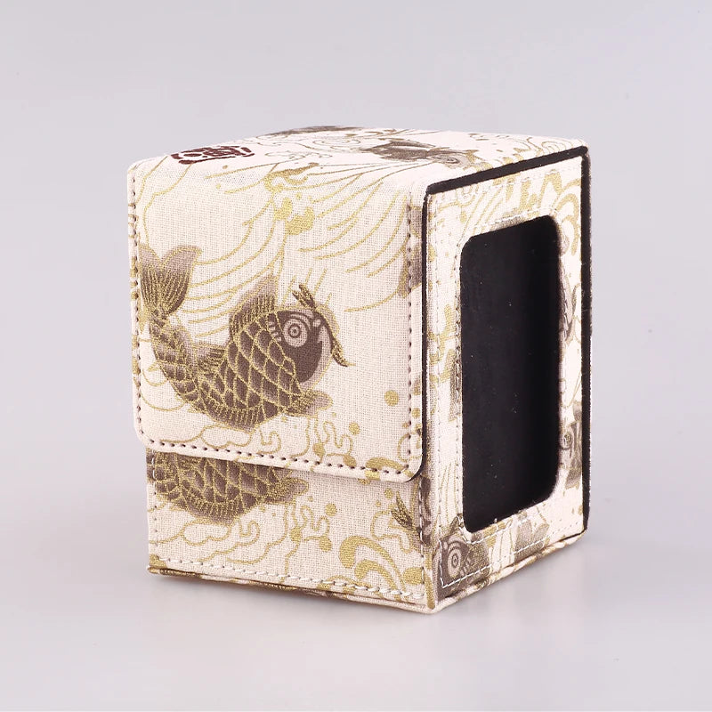 120+ Trading Card Deck Box with Display Window MTG PTCG TCG Board Games Collectible Card Cases YGO Magnetic Organiser Case Gift