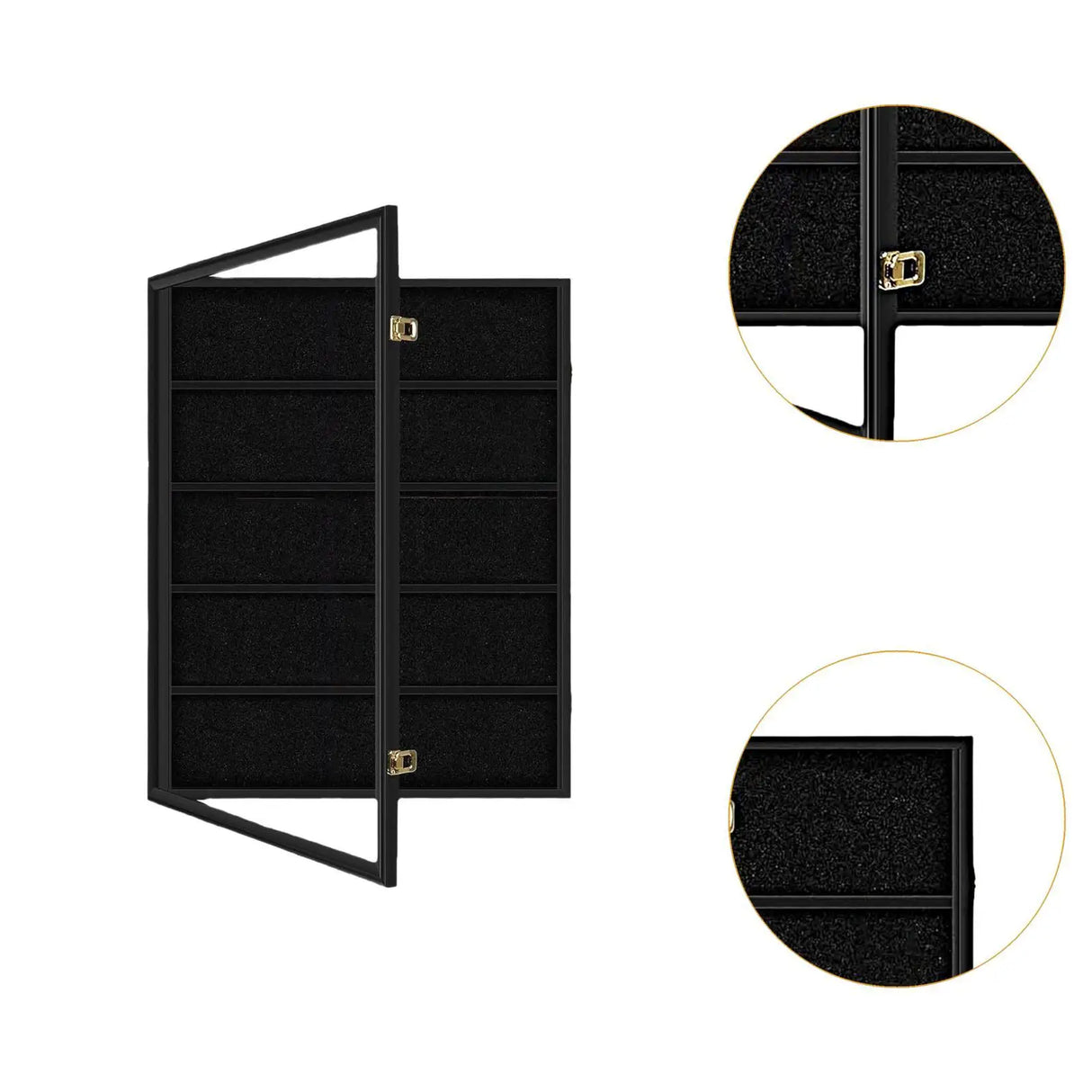 Wall-Mounted Trading Card Display Case – Showcase Cabinet for MTG, Pokémon, Yu-Gi-Oh! & Sports Cards