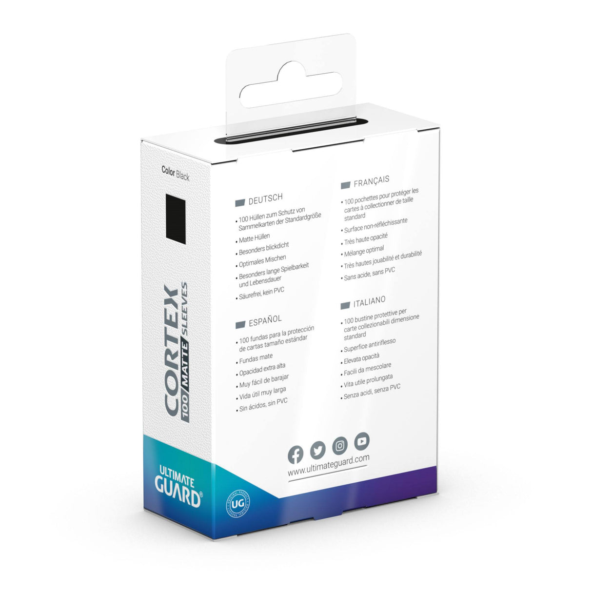 Ultimate Guard Cortex Sleeves Standard Size Matte (100)