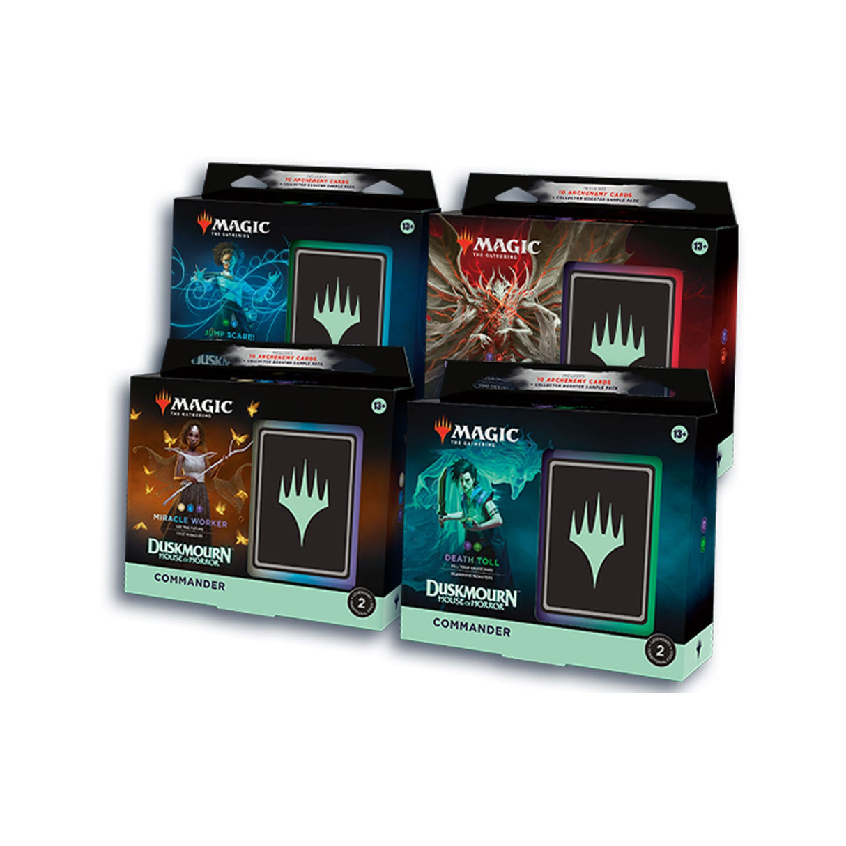 Magic: the Gathering - Duskmourn House of Horror Commander Deck - Set of 4