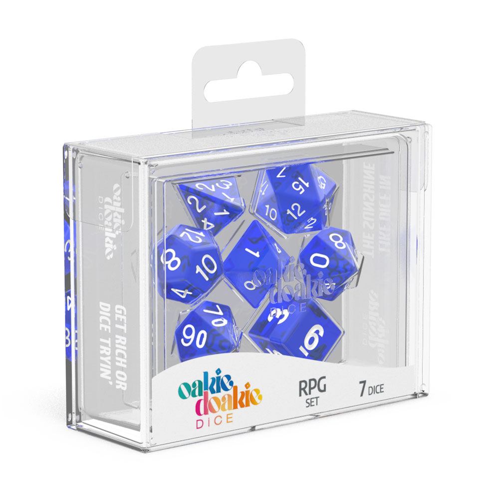 Oakie Doakie Dice RPG Set Translucent