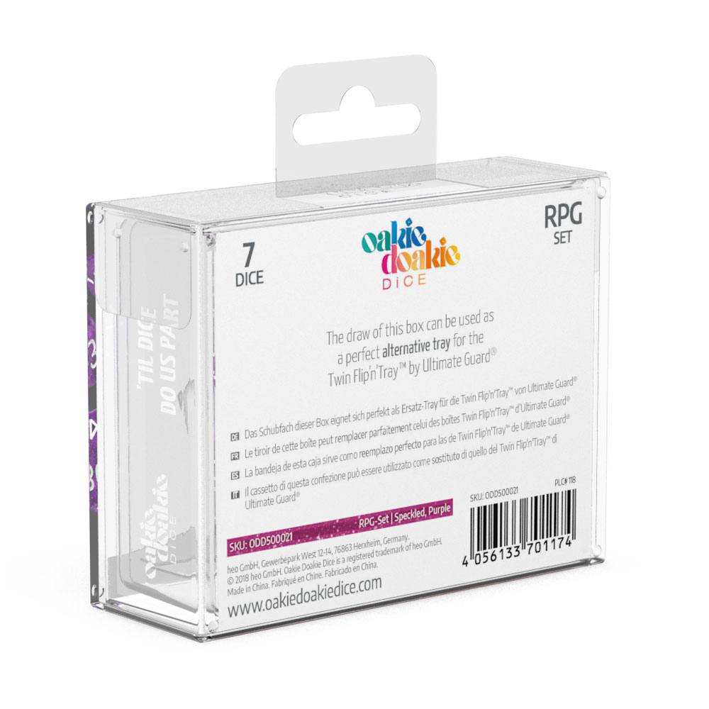 Oakie Doakie Dice RPG Set Speckled