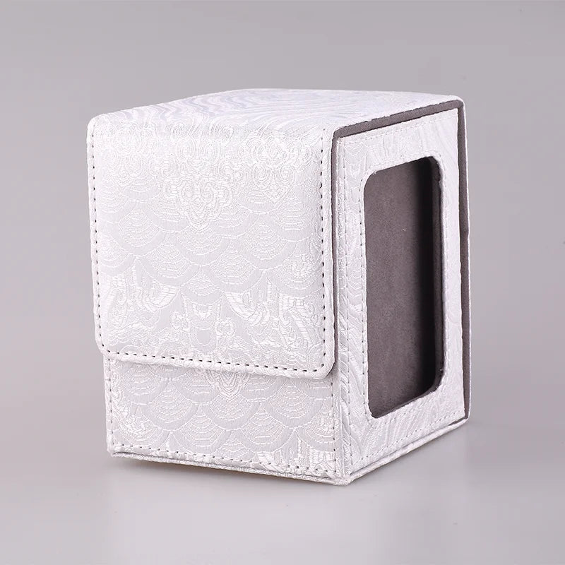 120+ Card Deck Box with Display Window – Magnetic Closure, Premium Storage Case for MTG, Pokémon, Yu-Gi-Oh!