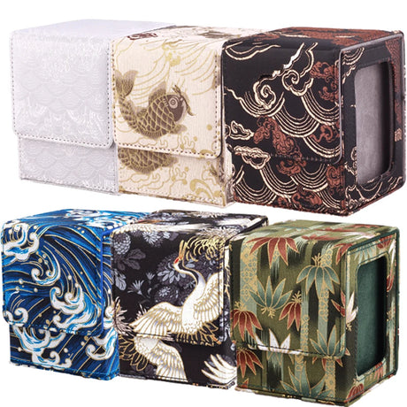 120+ Card Deck Box with Display Window – Magnetic Closure, Premium Storage Case for MTG, Pokémon, Yu-Gi-Oh!