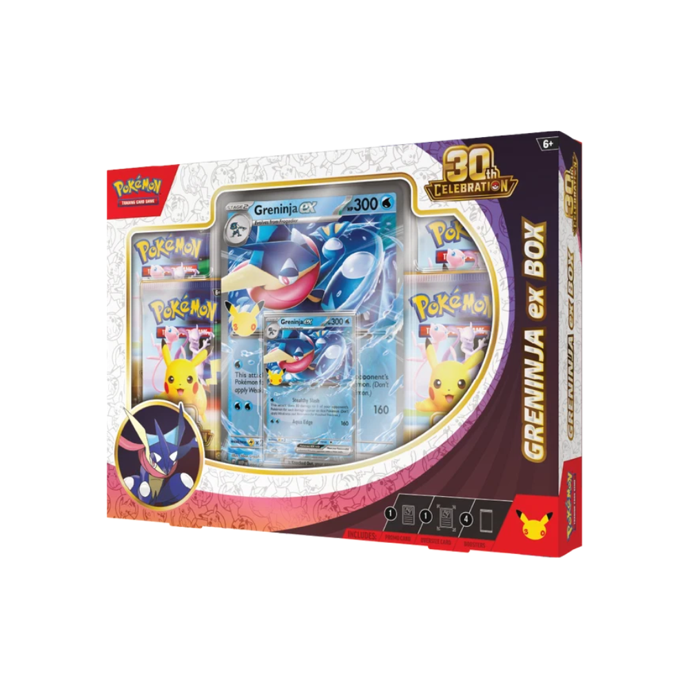 Pokémon TCG: 30th Celebration Greninja ex Box