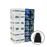 48-Piece MTG Ability Counters & Stat Modifier Dice Set with Pouch – Keyword, Buff & Creature Status Tokens