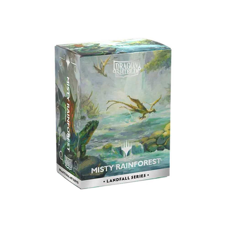 Dragon Shield Matte Sleeves – Misty Rainforest front view
