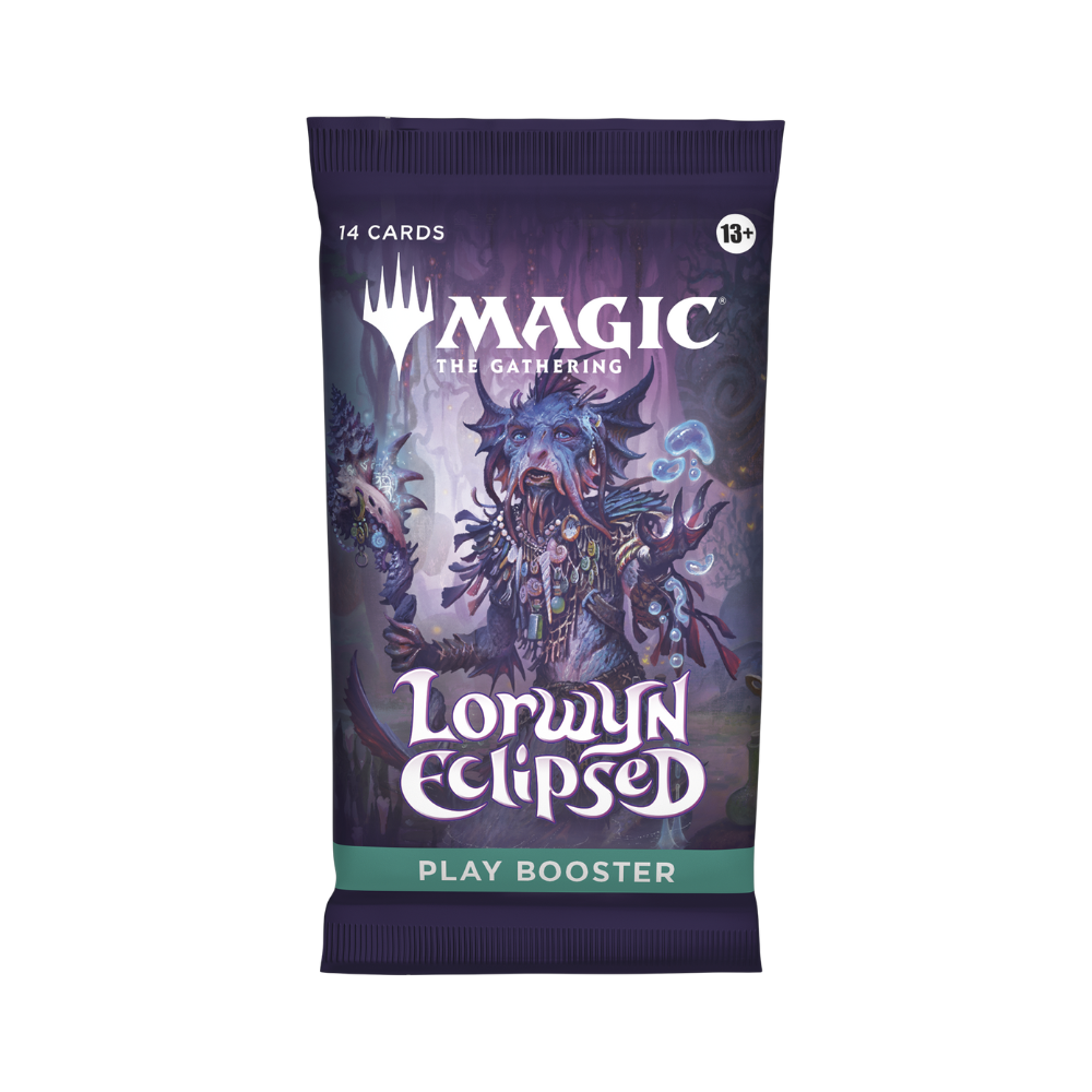 Magic: The Gathering Lorwyn Eclipsed Play Booster Pack – Front View – 14-Card Sealed Booster