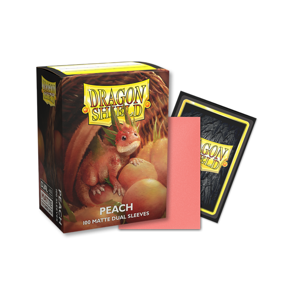 Dragon Shield – Peach Piip Matte Dual Sleeves Standard Size (100)
