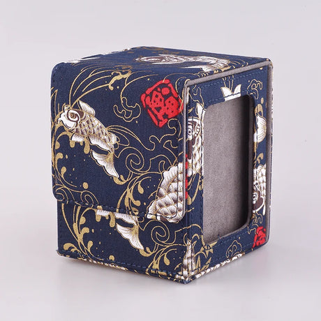 120+ Card Deck Box with Display Window – Magnetic Closure, Premium Storage Case for MTG, Pokémon, Yu-Gi-Oh!